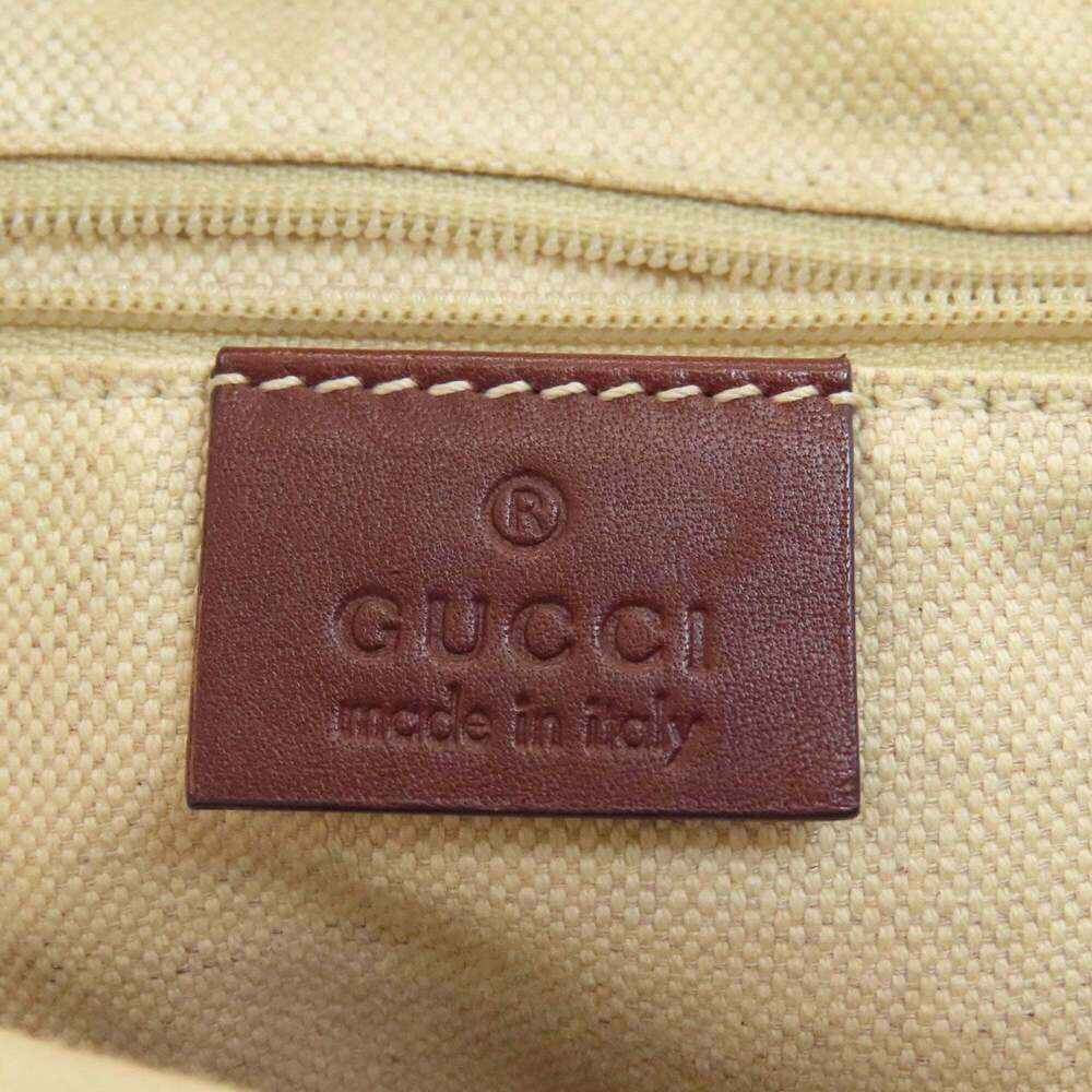 GUCCI Authentic Brown Canvas Tote Bag - Picture 6 of 16